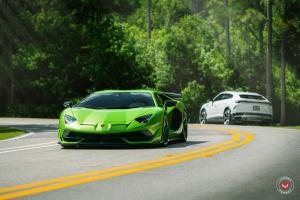 Lamborghini Aventador SVJ by Novitec Rosso on Vossen Wheels (S21-01) 2020 года 